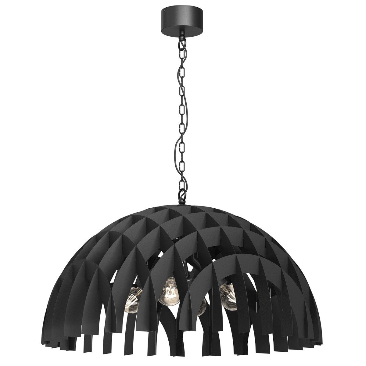Lampa wisząca Space czarny matowy 4xE27x15W wym: 150 x 80 x 80 cm metal Luminex
