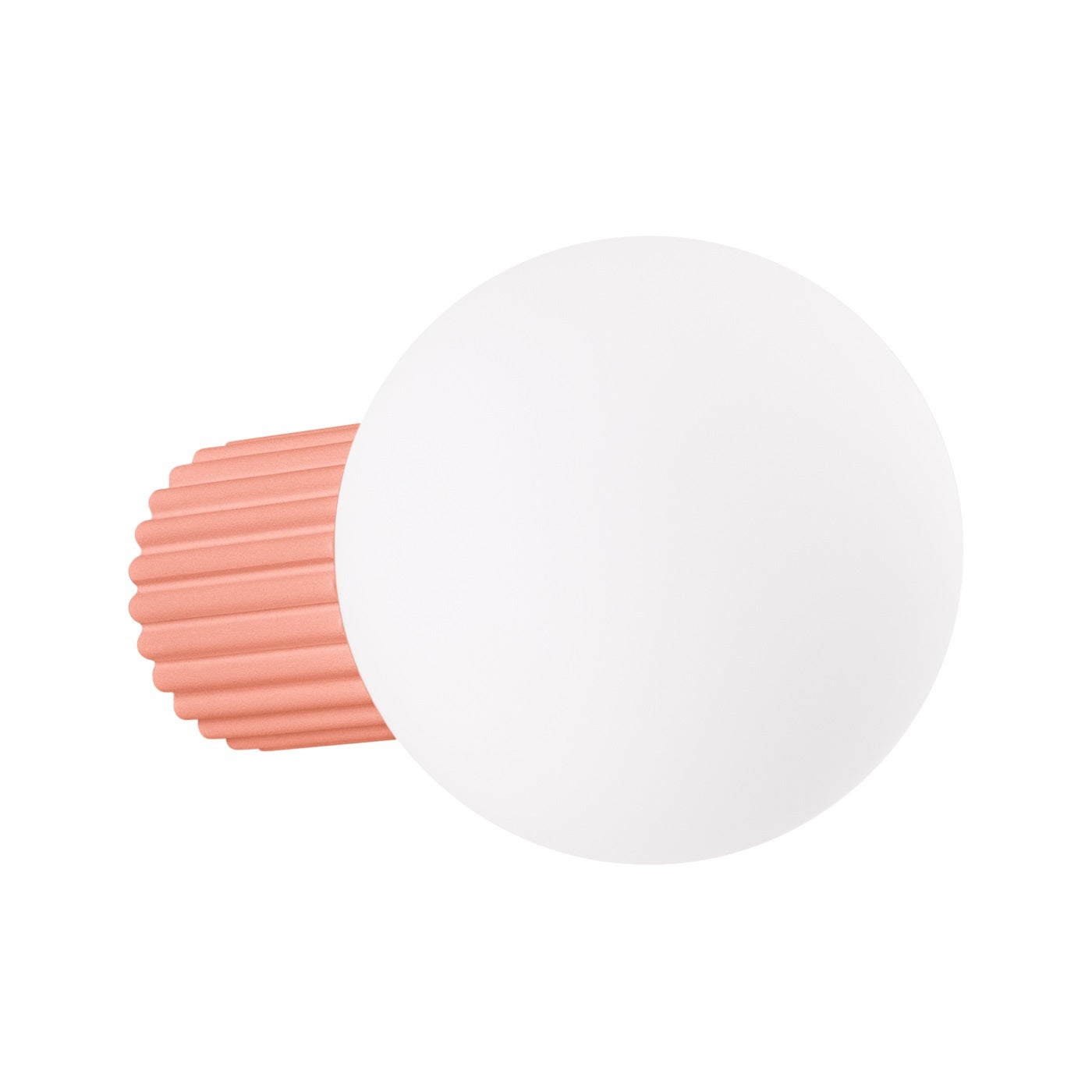 Kinkiet SFERA brzoskwiniowy 1xG9x8W szkło wym:12x12x17cm IP44 Pure Lume