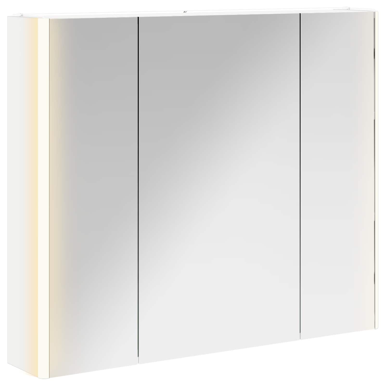 Szafka z lustrem do łazienki Biały 83,5 x 15,5 x 70 cm