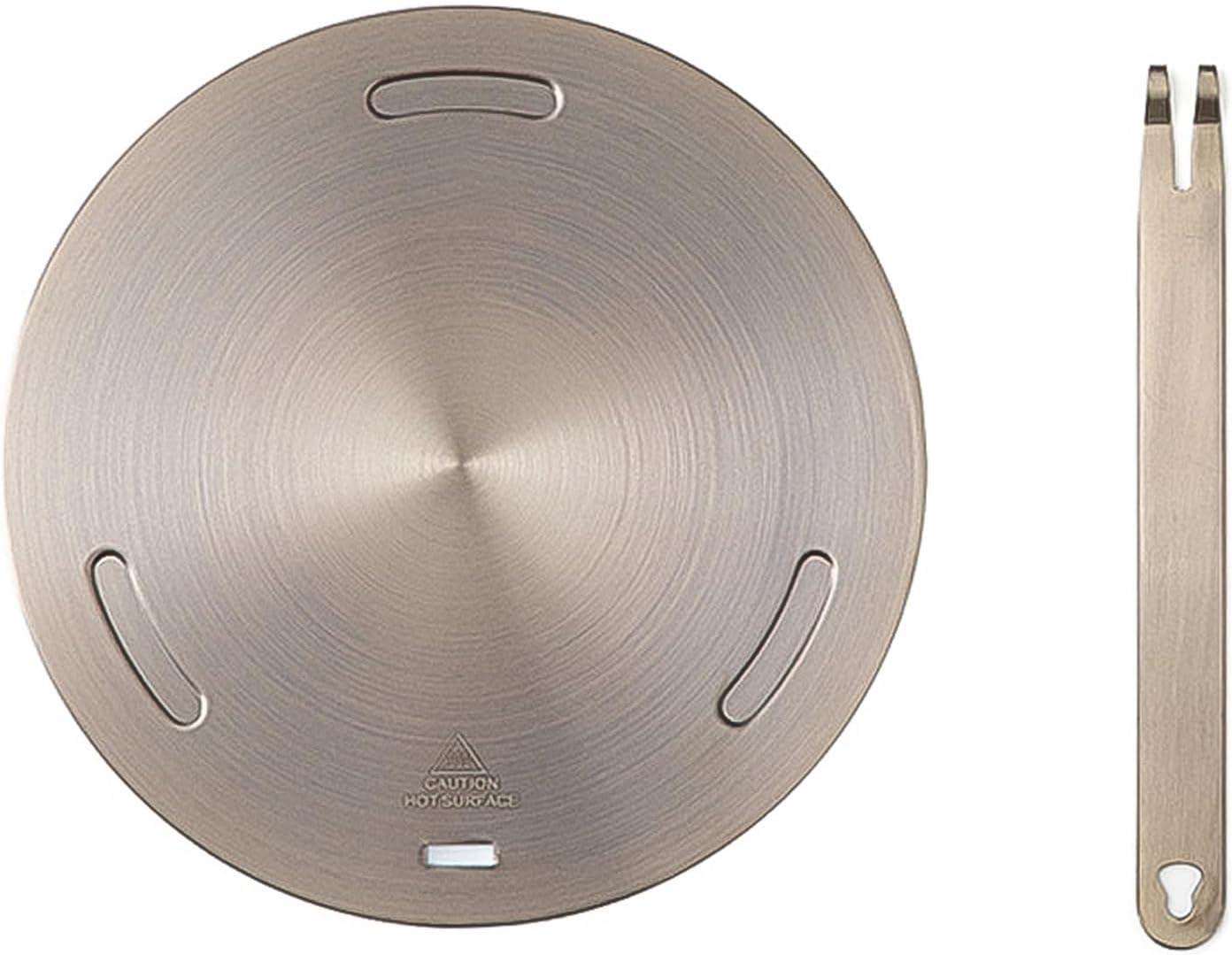 16 cm adapter do płyty indukcyjnej ze stali nierdzewnej z odłączaną rączką, adapter do płyty indukcyjnej do kubków do kawy, garnków do mleka, różowe z