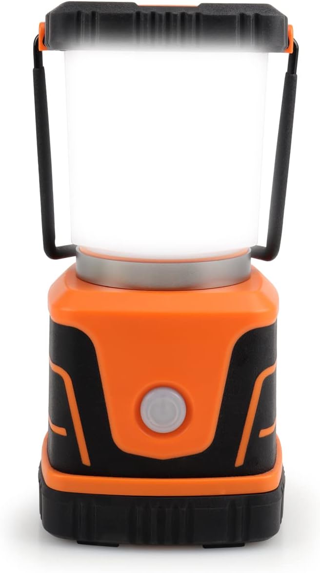 Lampa kempingowa LED 1500 lumenów z 4 trybami oświetlenia, lampa poszukiwawcza ze ściemniaczem, zasilana baterią, odpowiednia do chodzenia