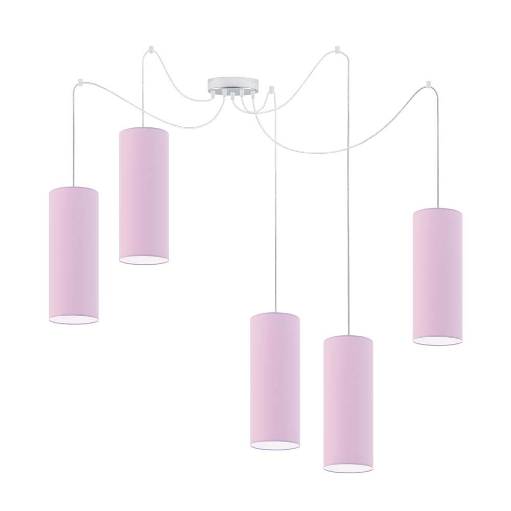 Lampa wisząca zwis żyrandol sufitowa z abażurami tuba POGO Z5