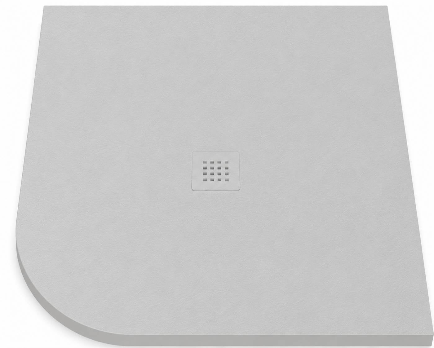 Brodzik półokrągły ROUND 90x90 cm Chmura kratka Chmura