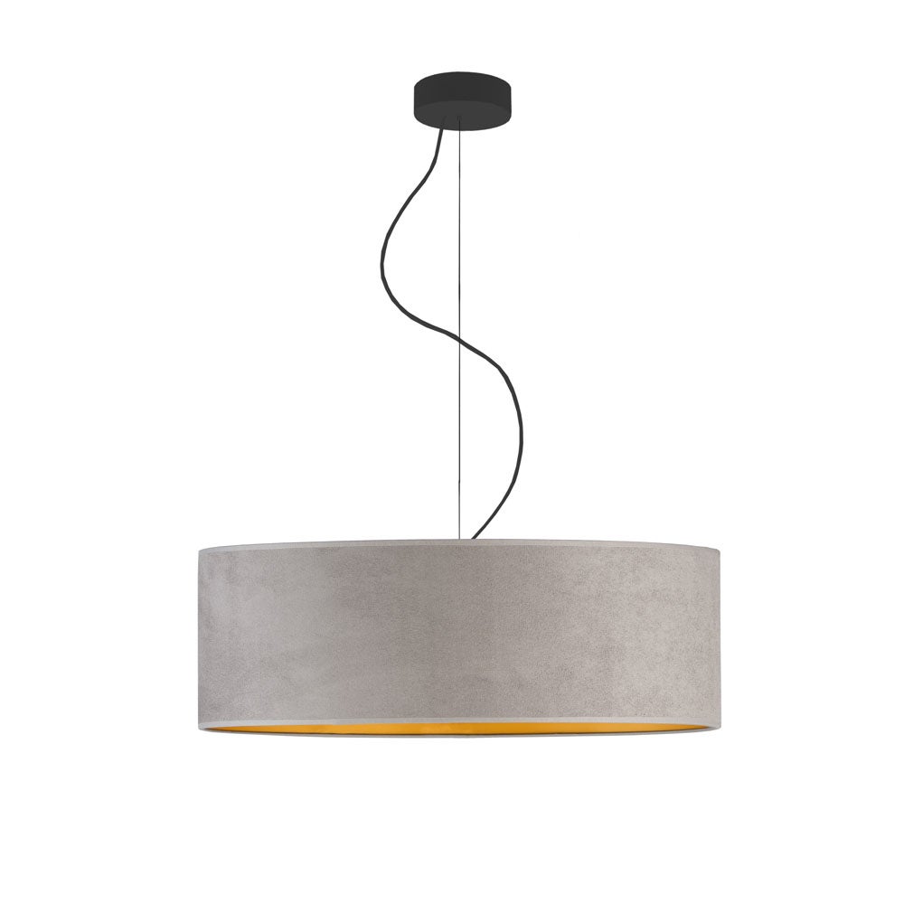 Lampa sufitowa żyrandol lampa wisząca z abażurem walec 60 cm BLUES