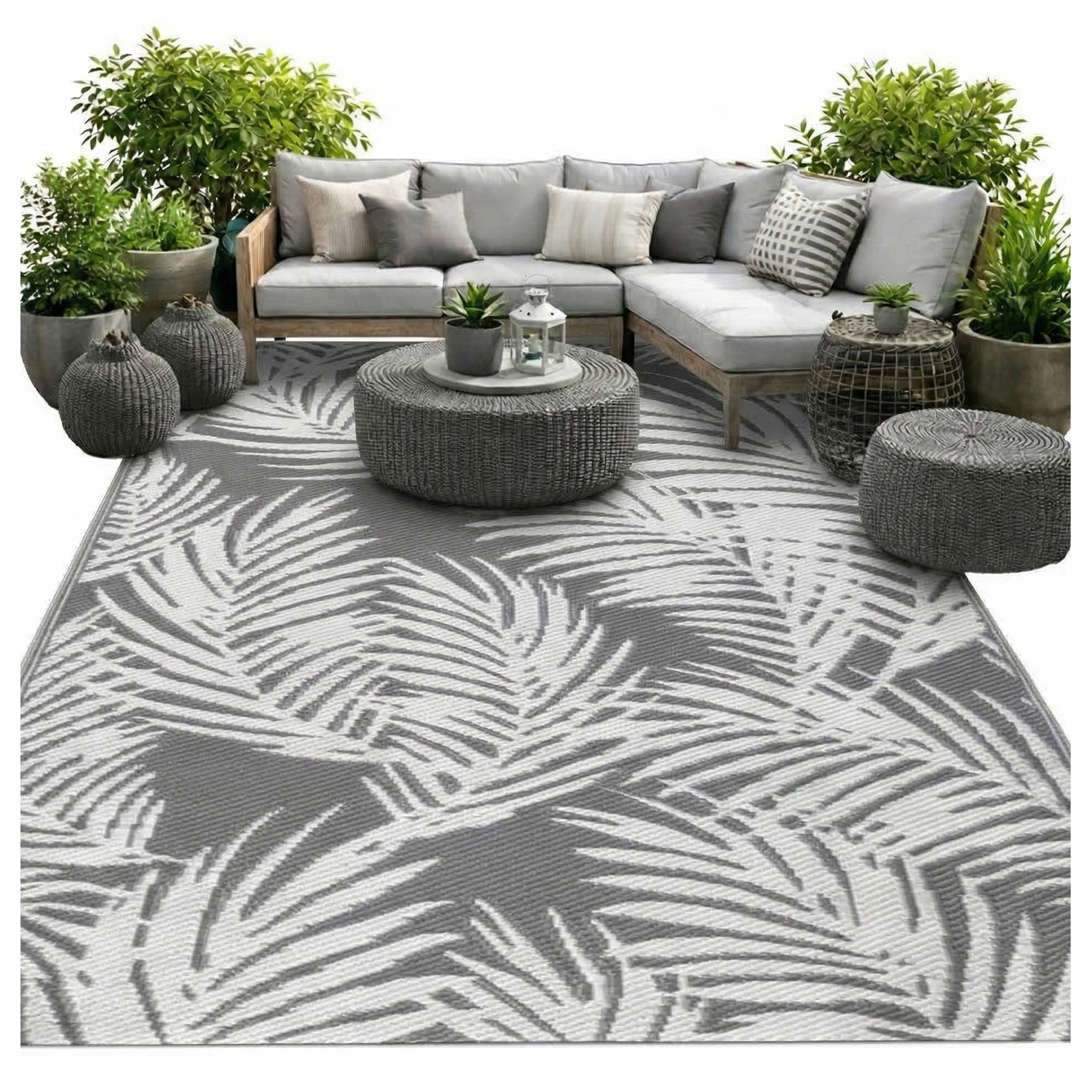 Dywan zewnętrzny na taras balkon do ogrodu 160x230 cm - Monza wodoodporny UV