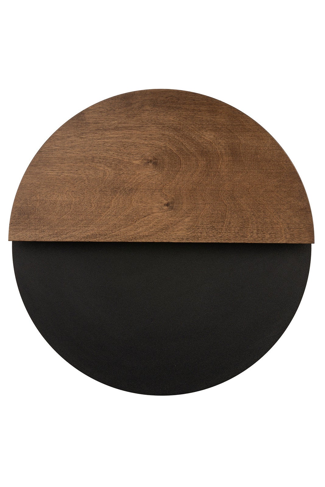 Kinkiet ścienny dekoracyjny okrągły nowoczesny czarno-brązowa 36 cm LUNA LED 7W Sigma Lighting