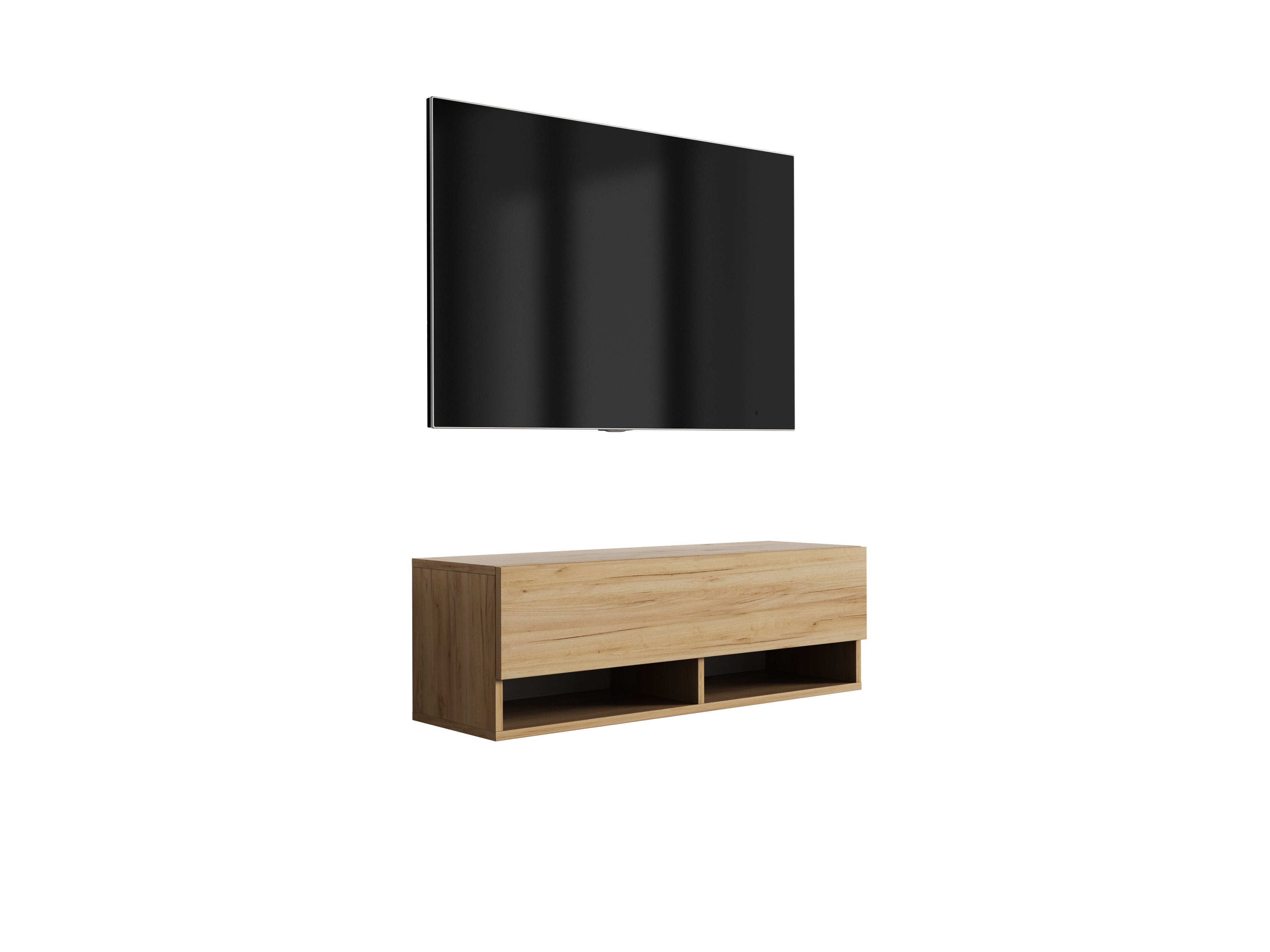 Szafka pod telewizor 100 cm Dąb Craft, 100 × 32 × 34 cm