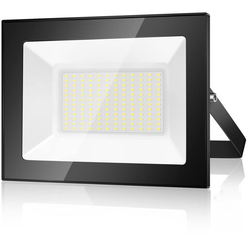 Reflektor zewnętrzny LED 100 W, barwa światła białego 6500 K, wodoodporność IP66