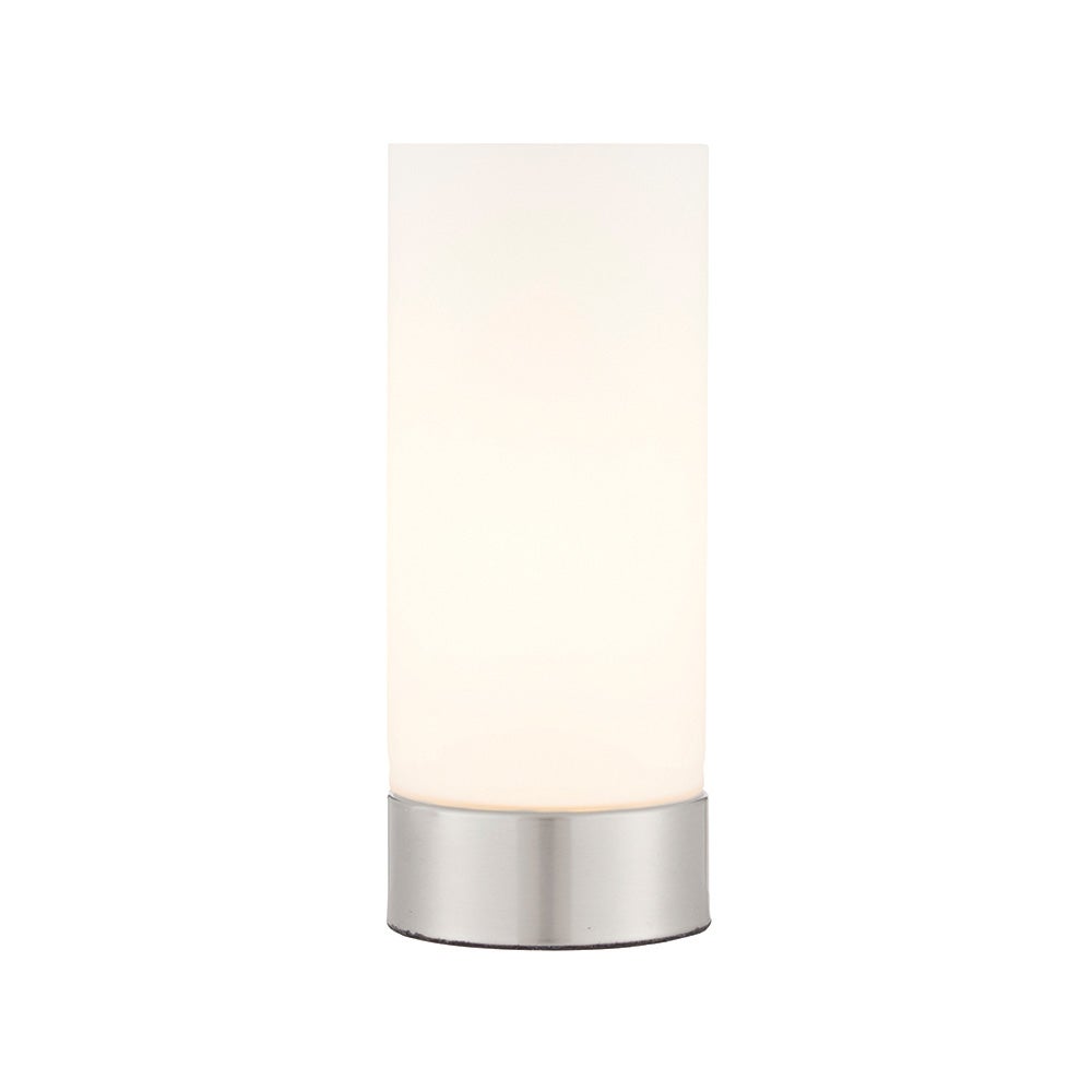 Lampa stołowa DARA szczotkowana niklowa 1xE14x15W metal wym:24x10x10cm IP20 Endon