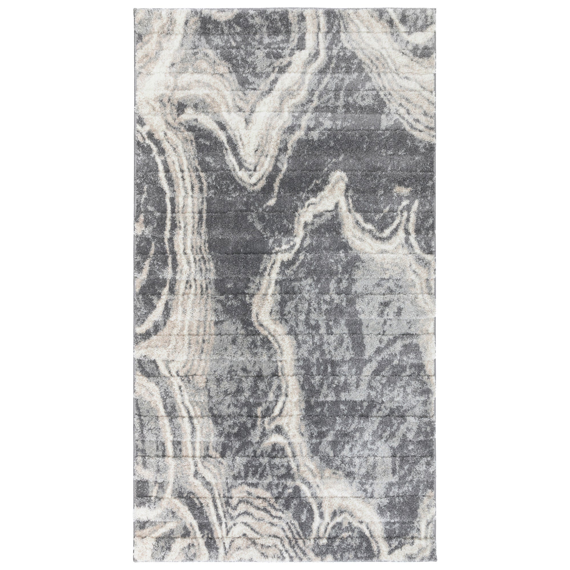 Dywan Mono 80x150 cm Marmur Antracytowy