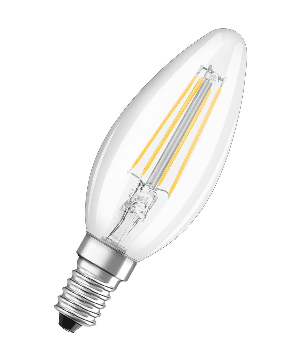 Żarówka LED B35 Świeczka E14 5.9 w = 60 w 806 lm 2700K Ciepła biel 300° Ściemnialna Retrofit Filament CLASSIC Osram