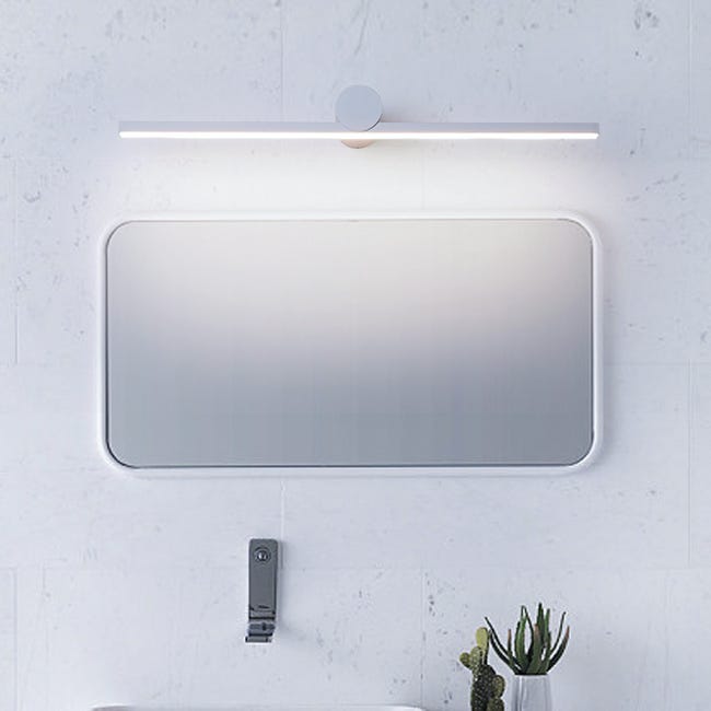 Kinkiet LED do łazienki, oświetlenie obrazów, kinkiet LED, oświetlenie lustra, światło białe, 50 cm (biały)