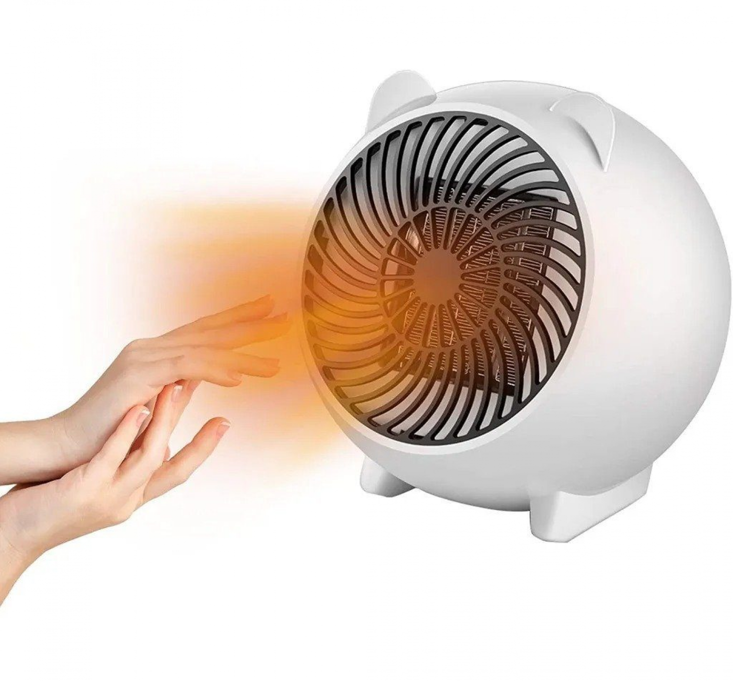 Grzejnik wentylatorowy, energooszczędny, cichy salon, 500 W, mini grzejnik, elektryczny