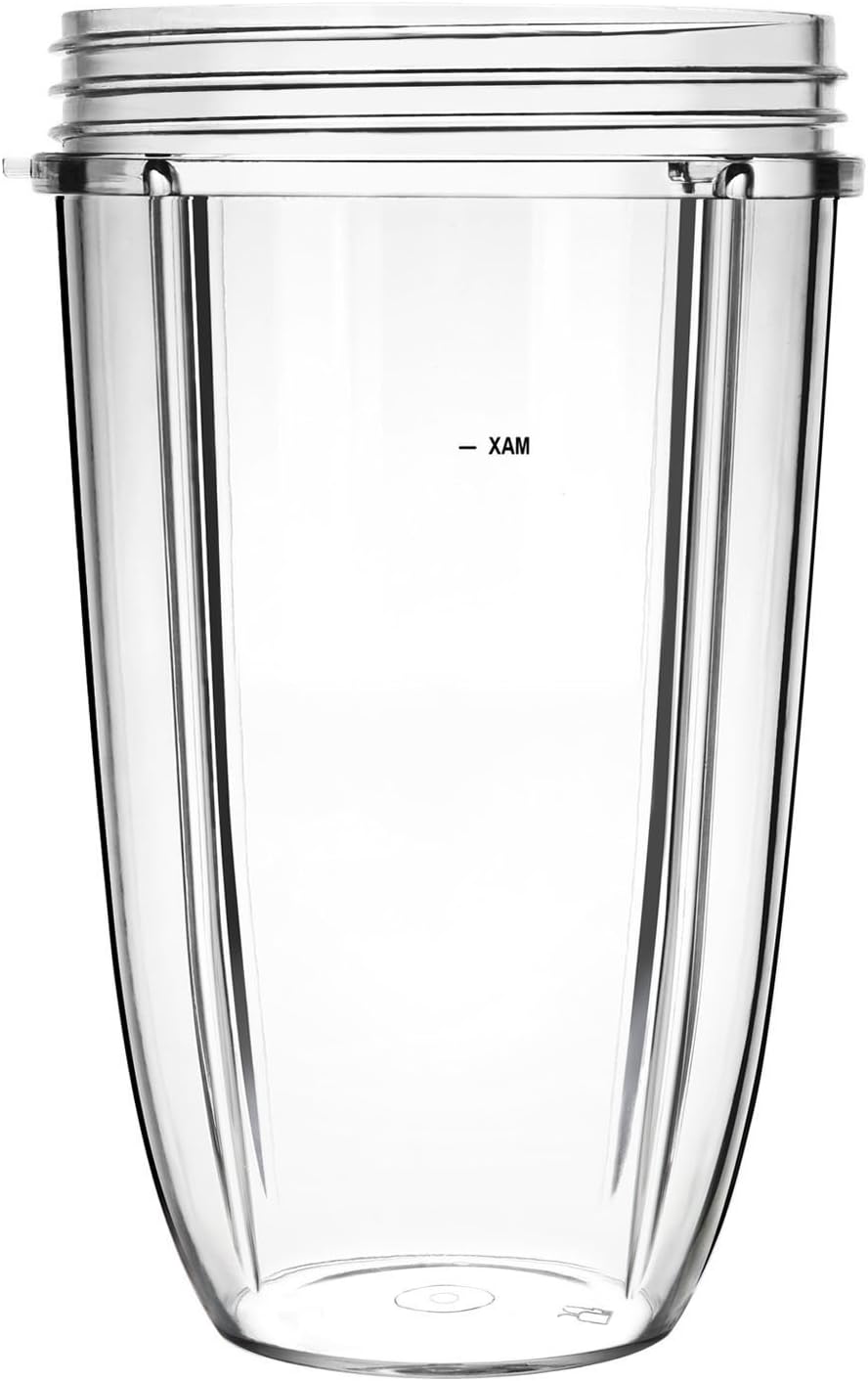 Kubek zamienny do wyciskarki (średni) (1 sztuka), części zamienne Nutribullet 680 ml / NutriBullet 600 W / 900 W (przezroczysty)
