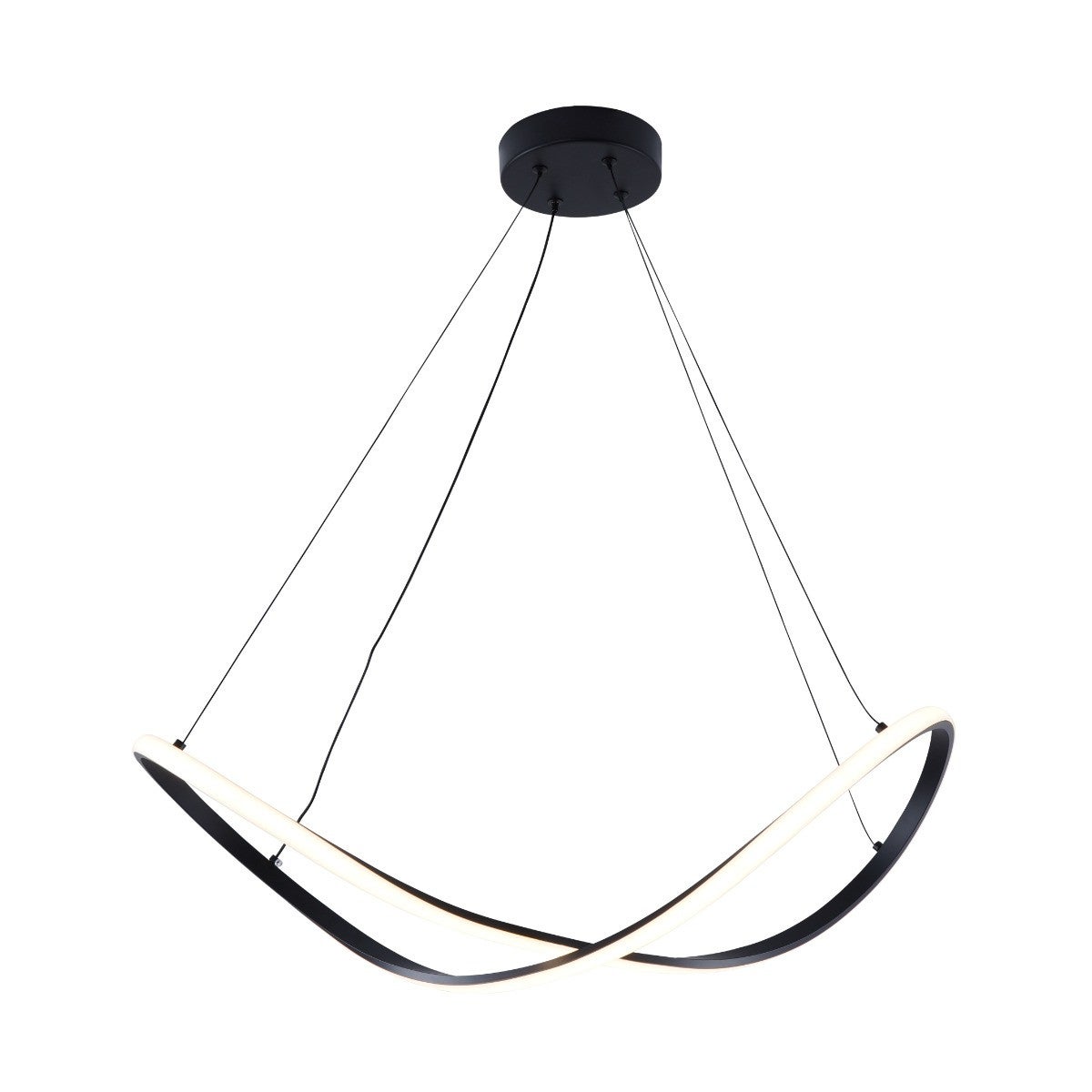 Lampa wisząca ledowa nowoczesna ERDA LED 45W Zuma Line 19600P-BK
