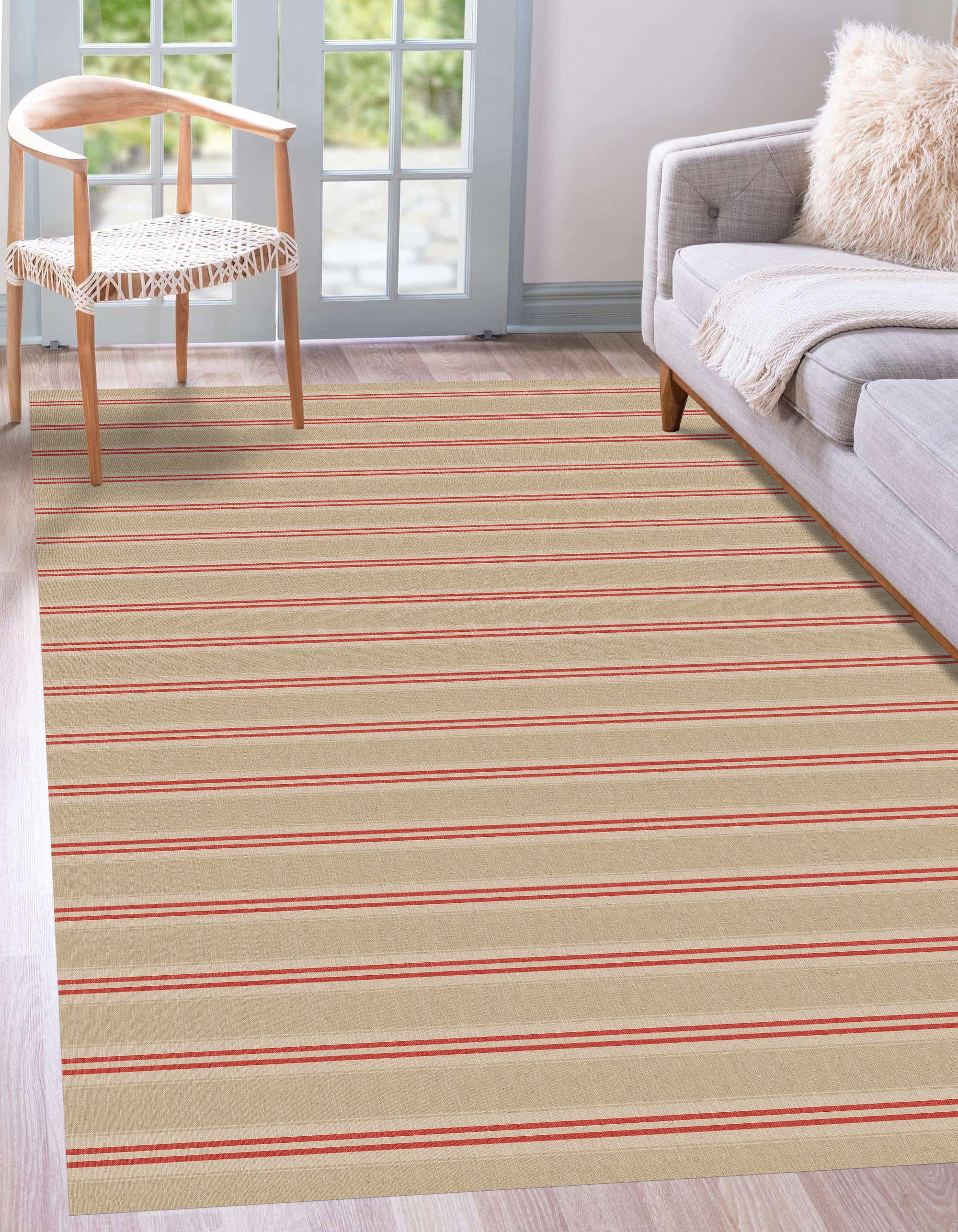 Dywan winylowy Joau 200x300 cm - antypoślizgowa wykładzina PVC z gładkim nadrukiem, winylowa wykładzina do kuchni lub salonu, zmywalna