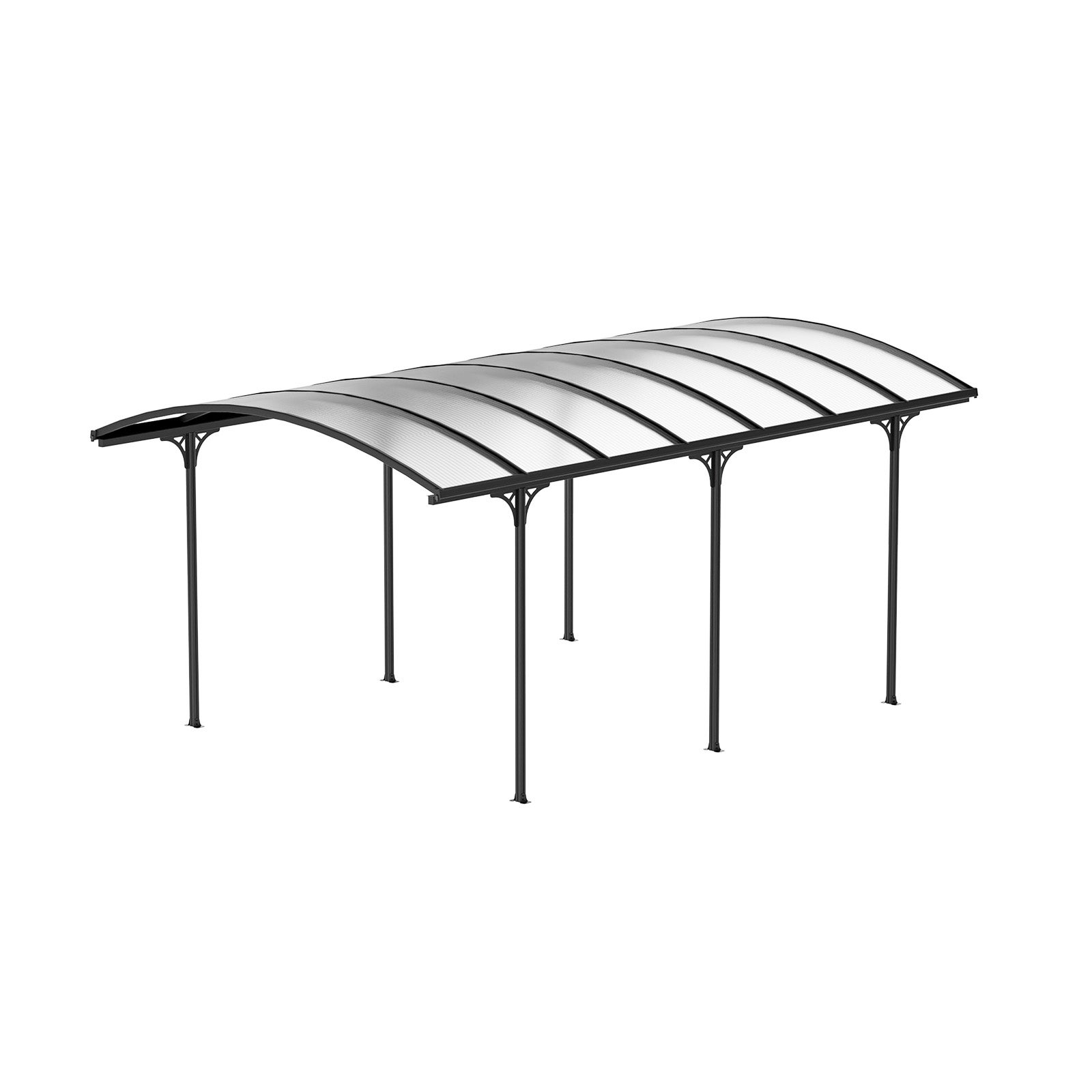 Wiata zadaszenie garażowe NORDVIC Frej 3x6 - 302 x 580 x 230 cm