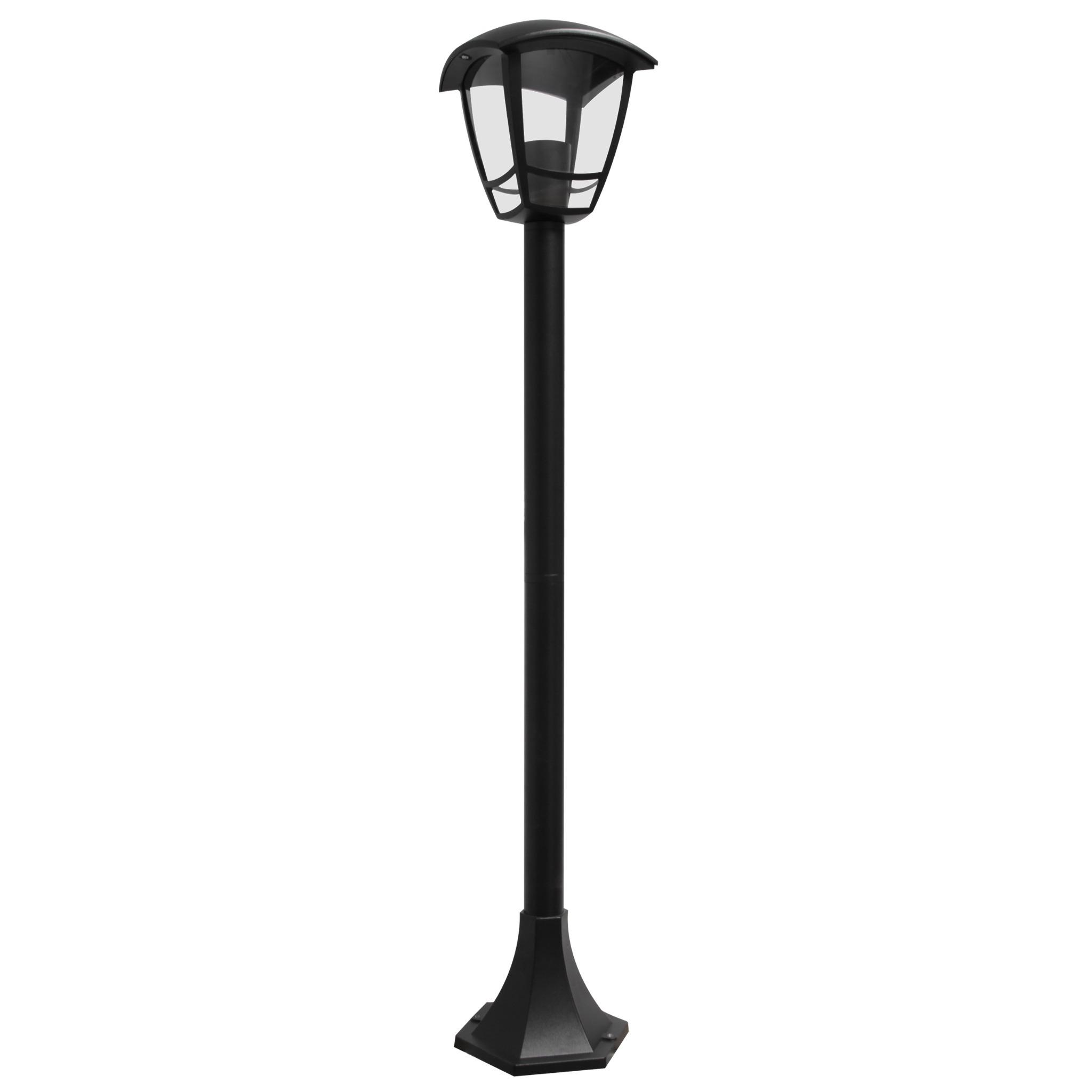 Lampa ogrodowa E27 LED Niko 93cm IP44 słupek latarnia zewnętrzna czarna MasterLED