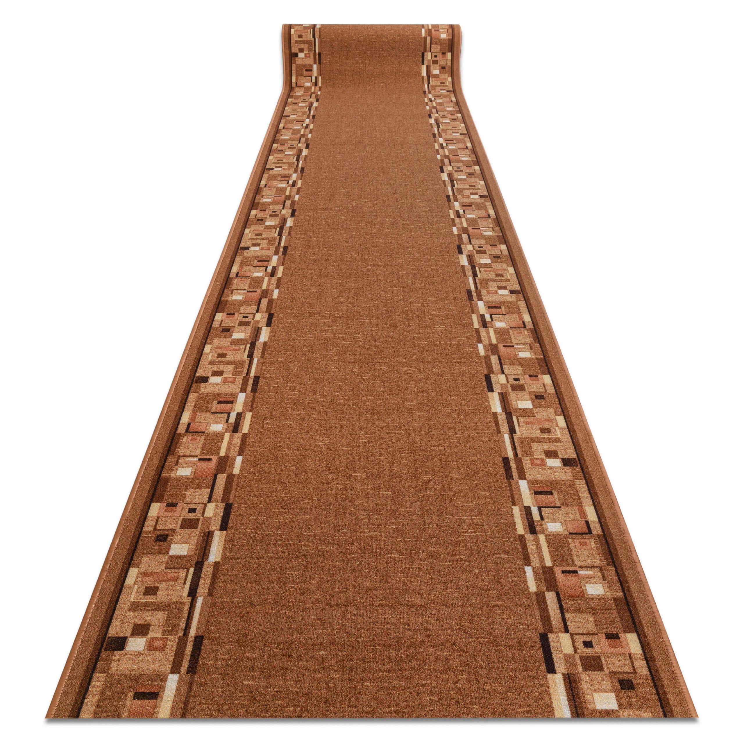 CHODNIK PODGUMOWANY BOMBAY ciemny beż 67cm 67x710 cm