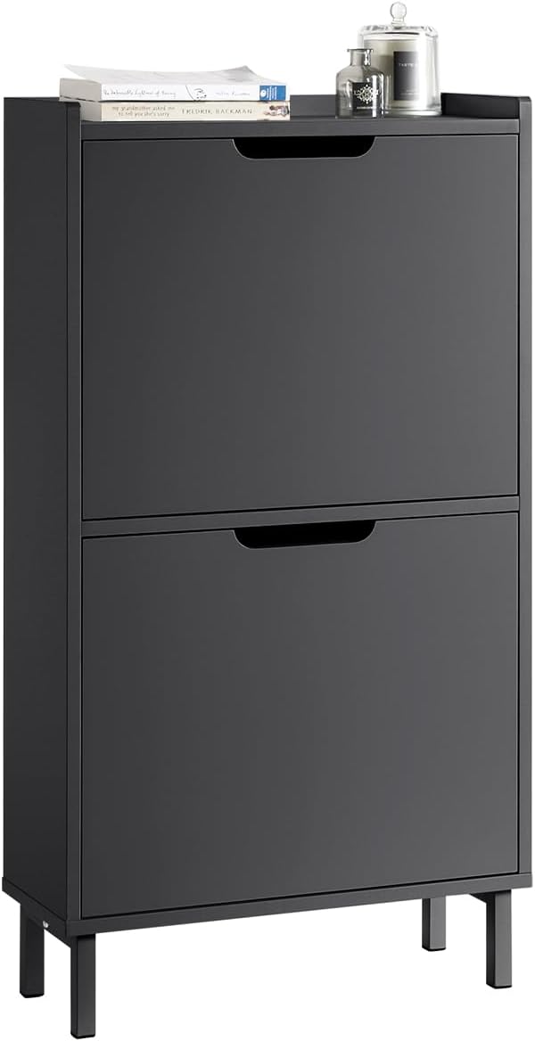 SoBuy Szafka na buty Ciemnoszary 50x19x90 cm FSR151-SCH