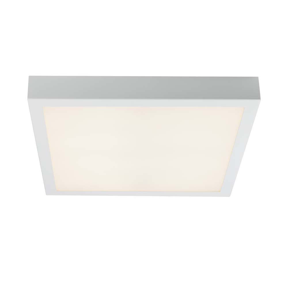 Plafon nowoczesny kwadratowy 42 cm LED 32W ciepła barwa biały NOMI Shilo