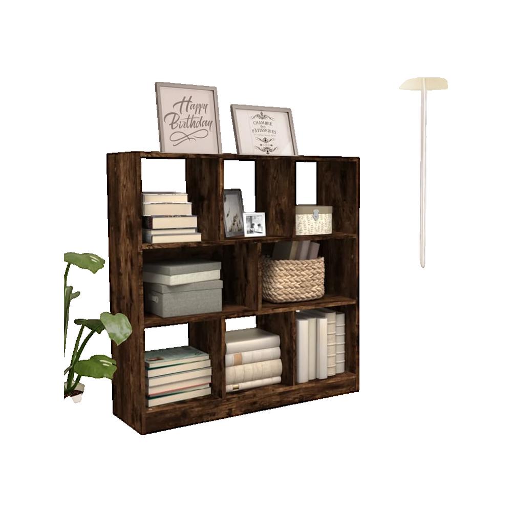 Biblioteka vidaXL Dąb dymiony Drewno inżynieryjne 97,5x29,5x100 cm