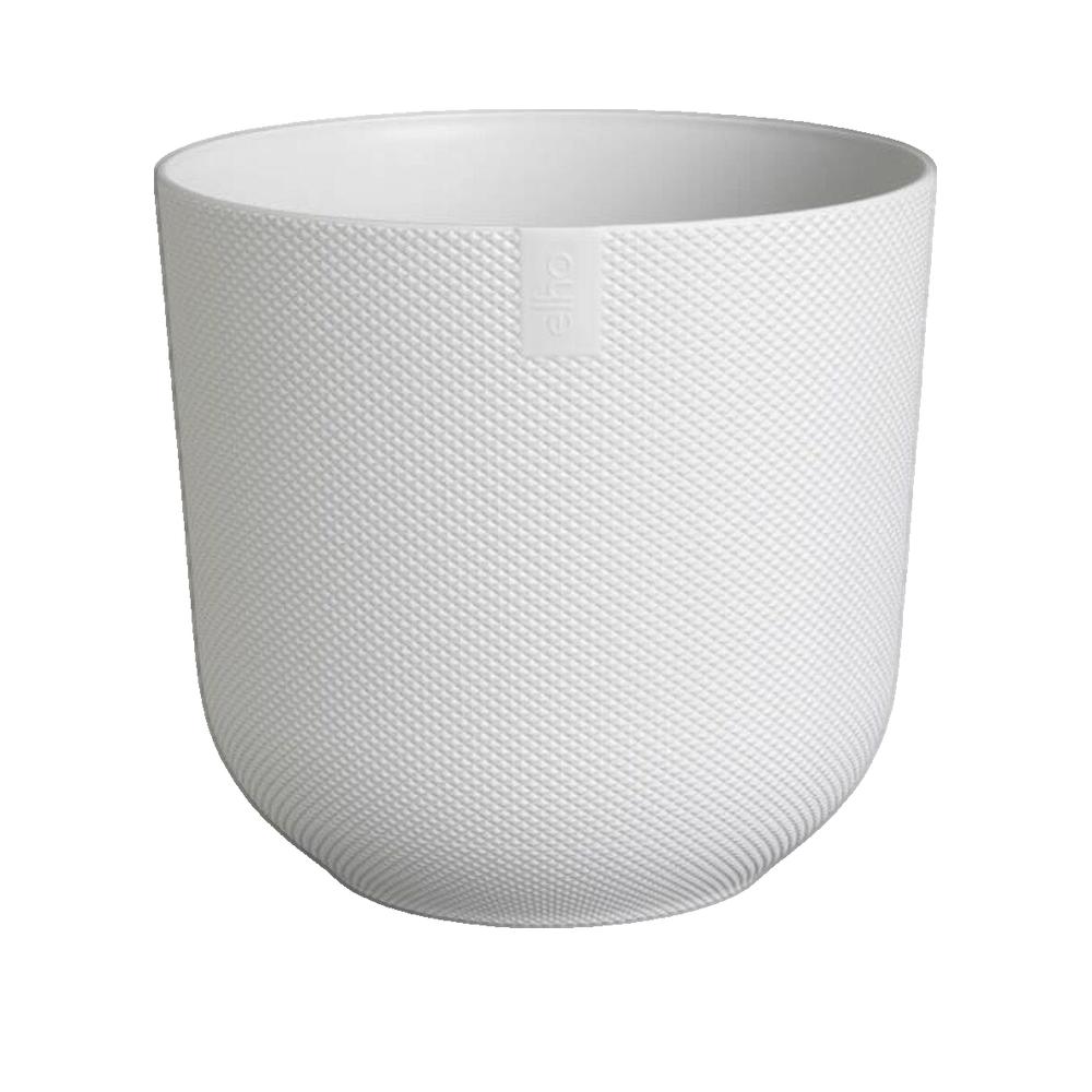 Doniczka okrągła Jazz - biała Ø 26 x wys. 24 cm - wnętrze w 100% z recyklingu - Elho