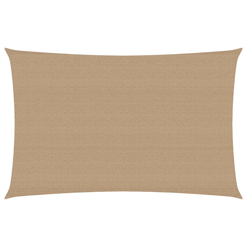 Żagiel Przeciwsłoneczny Prostokątny Szarobrązowy 300x500 cm z HDPE na Taras