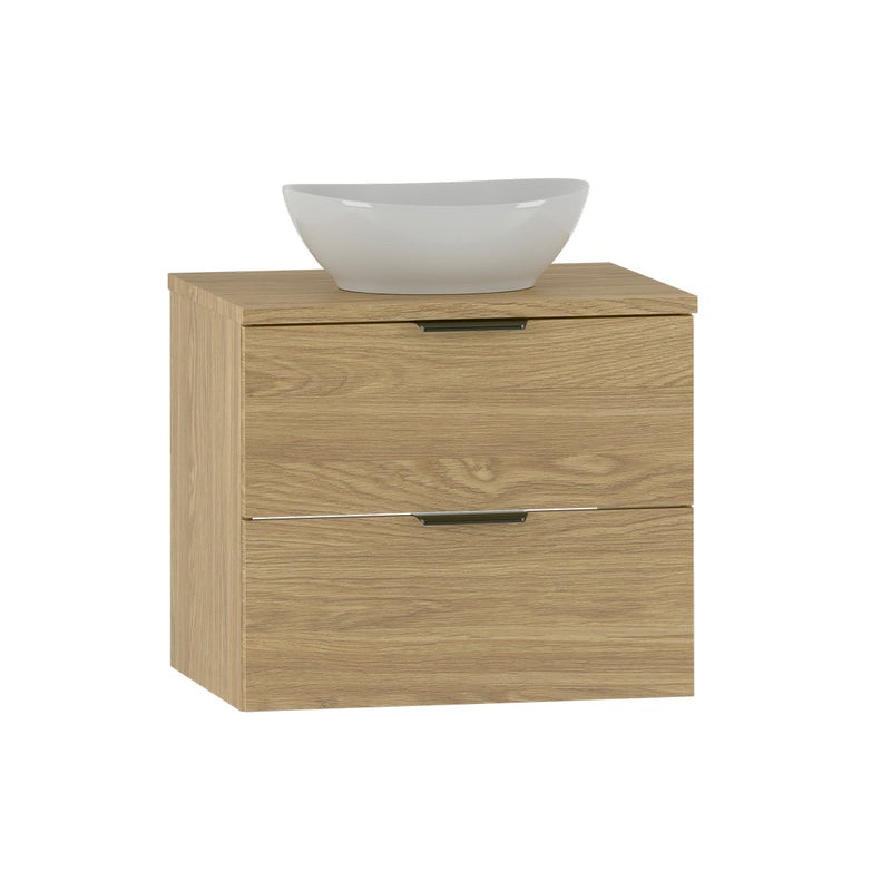 Szafka pod umywalkę pojedynczą 60 cm Astrid z drewna