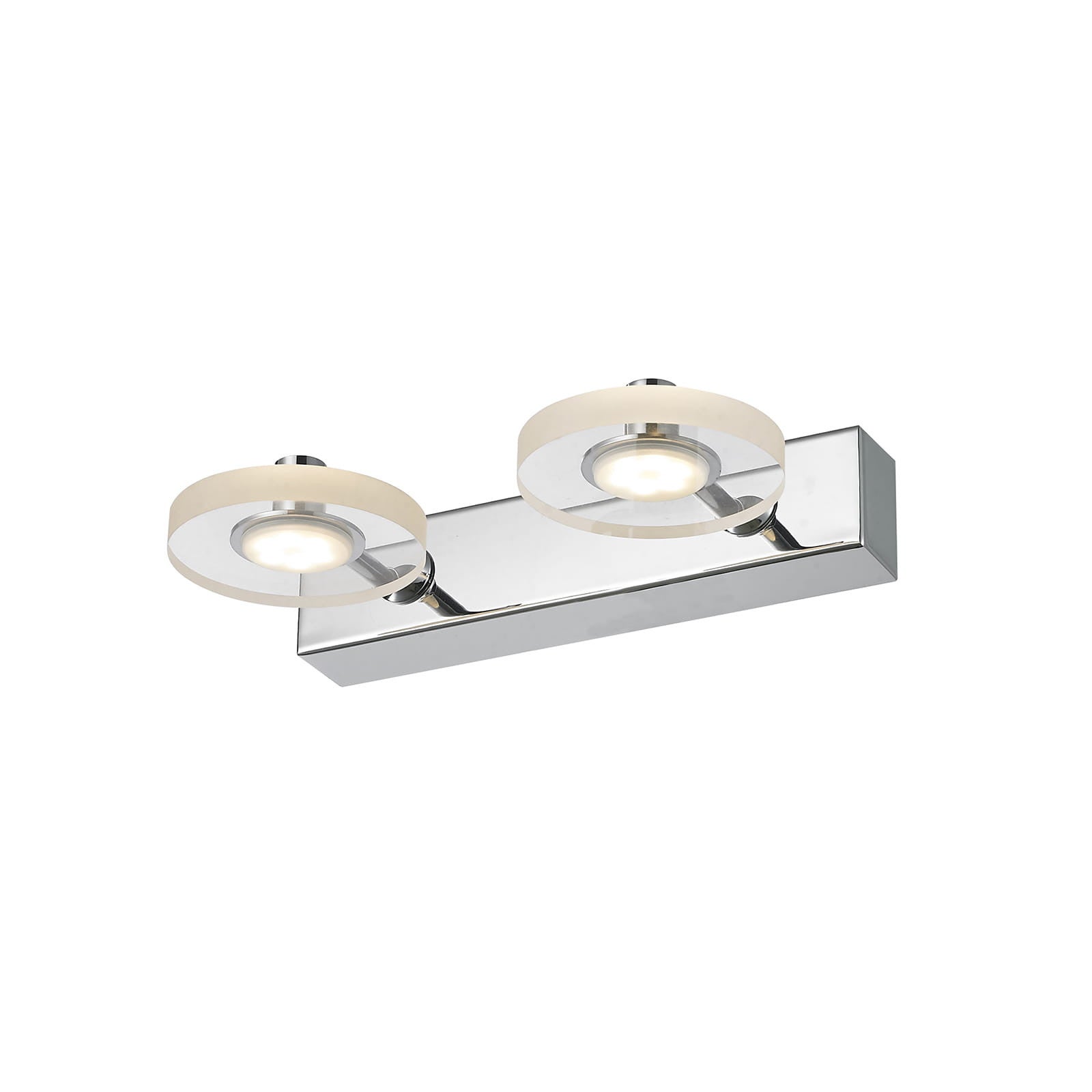 Kinkiet ścienny Harmony chromowany przezroczysty LED 6W 3000K 420lm styl nowoczesny wym: 5,2 x 24 x 16,5 cm aluminium IP21 Italux