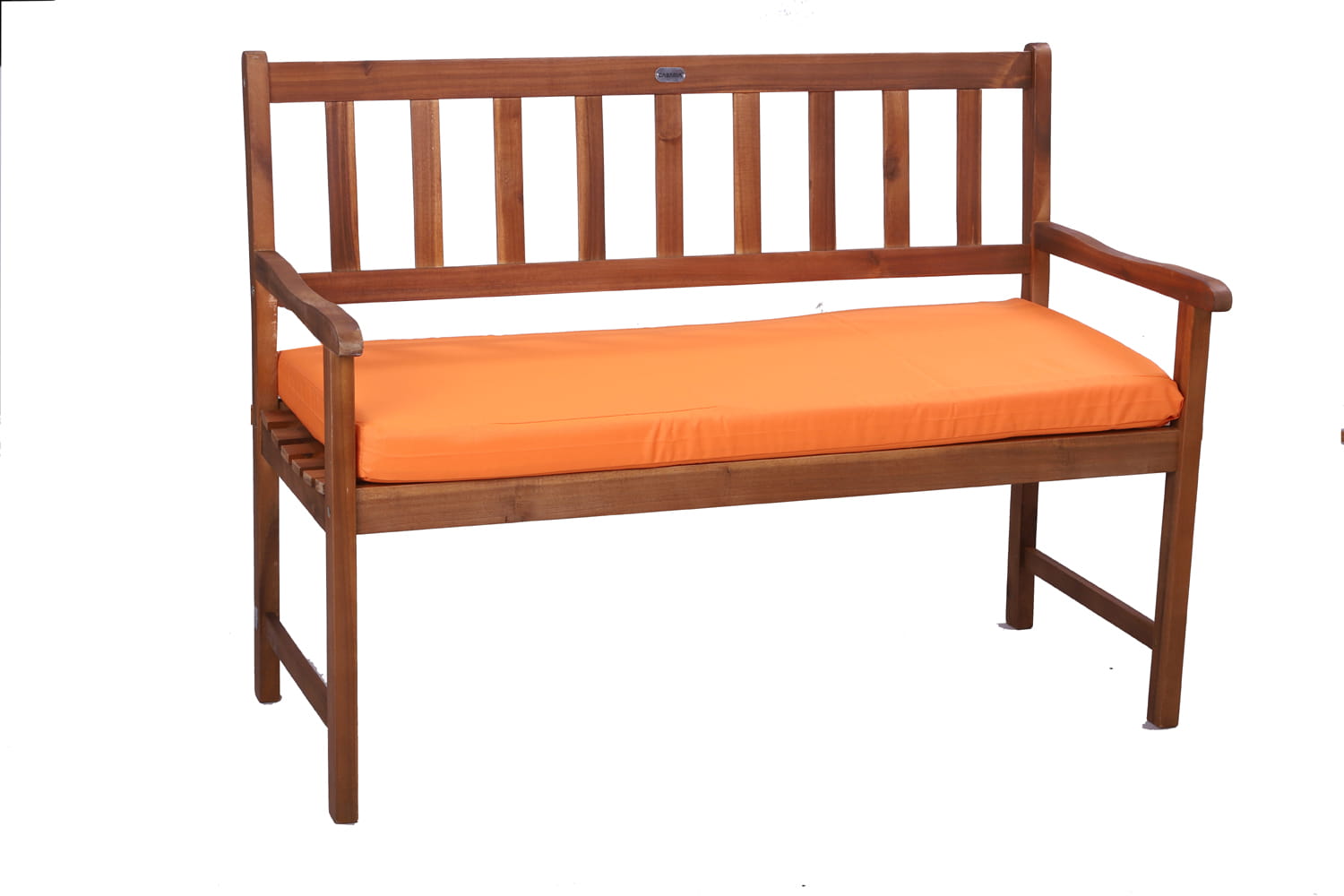 Poduszka ogrodowa na ławkę 160x60x7cm poduszka na meble ogrodowe pomarańczowa, poduszka na balkon taras, poducha ogrodowa na ławkę