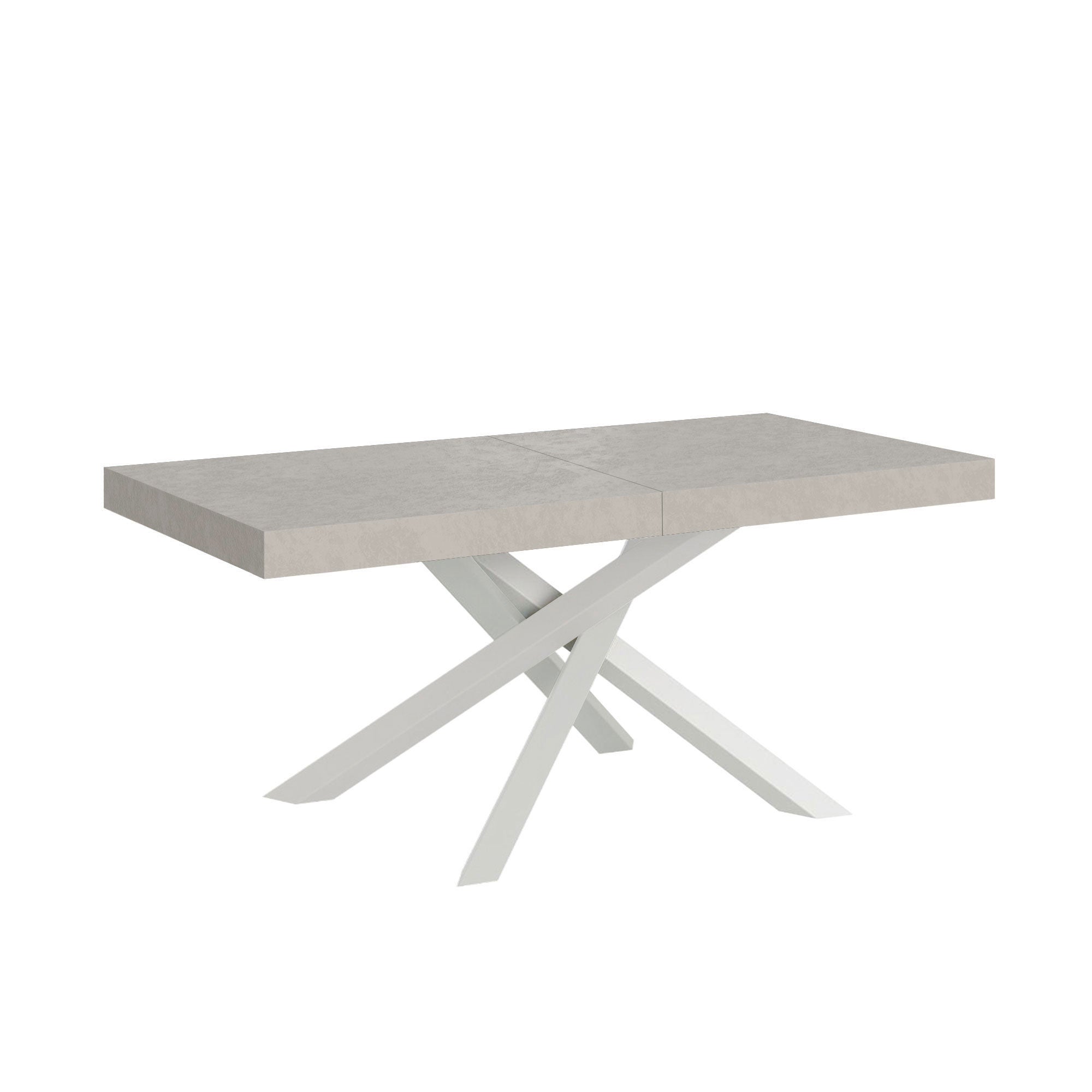Stół rozkładany Volantis Cashmere 180/284x90 cm z białymi nogami