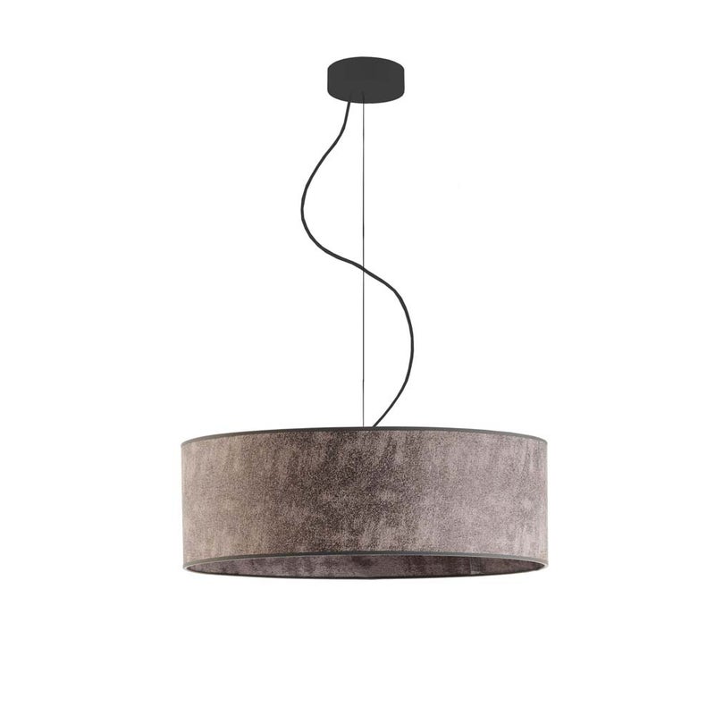Lampa sufitowa żyrandol lampa wisząca z abażurem walec 50 cm BLUES