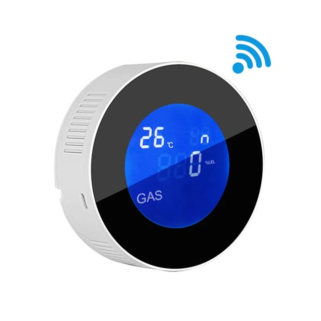 Miejski alarm gazowy, detektor wycieku gazu, Wi-Fi, komunikacja, zapobieganie katastrofom domowym, wysoka precyzja, wysyłanie al.