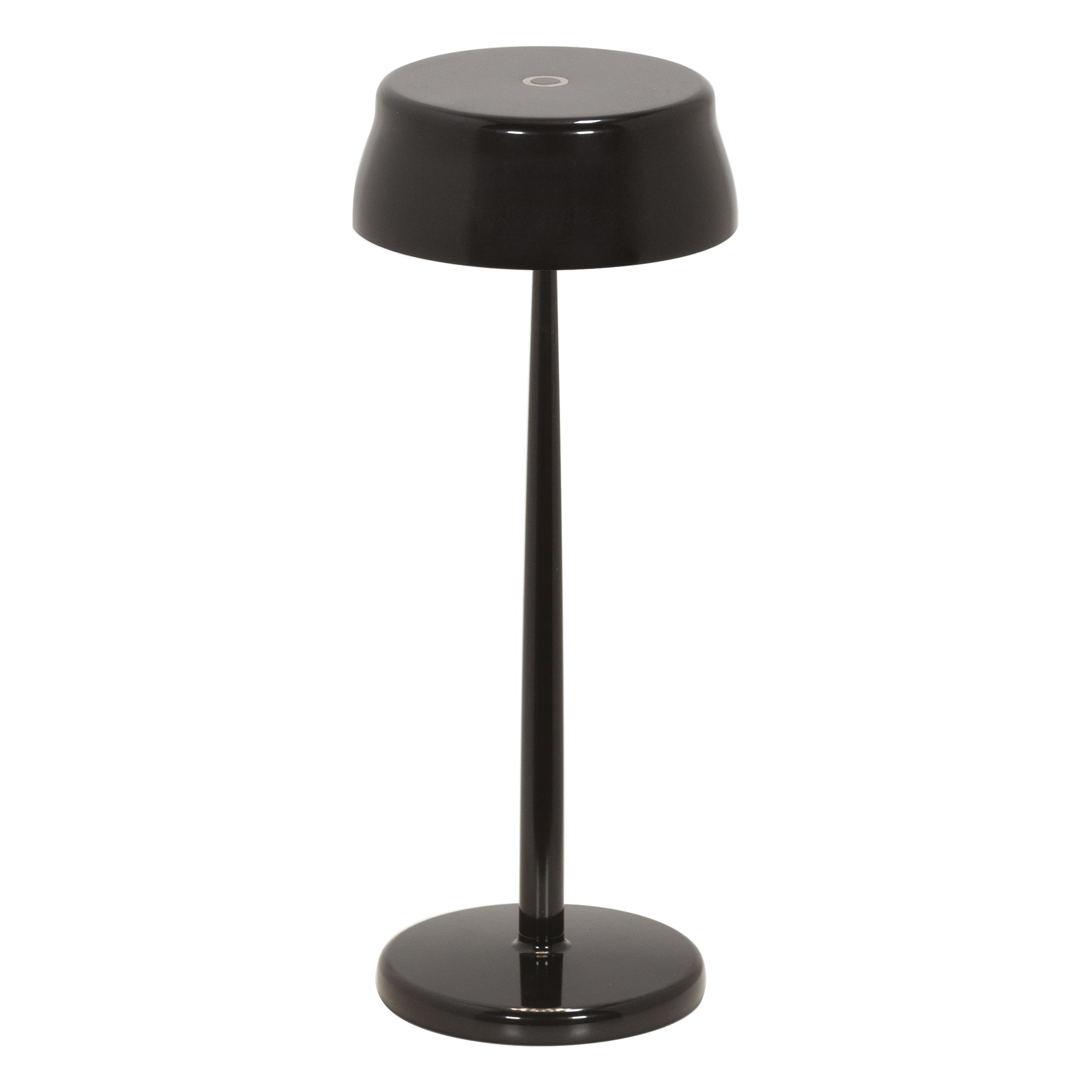Lampa stołowa LED Zafferano SISTER LIGHT Wi-Fi Smart Pearl Black z możliwością ładowania i ściemniania