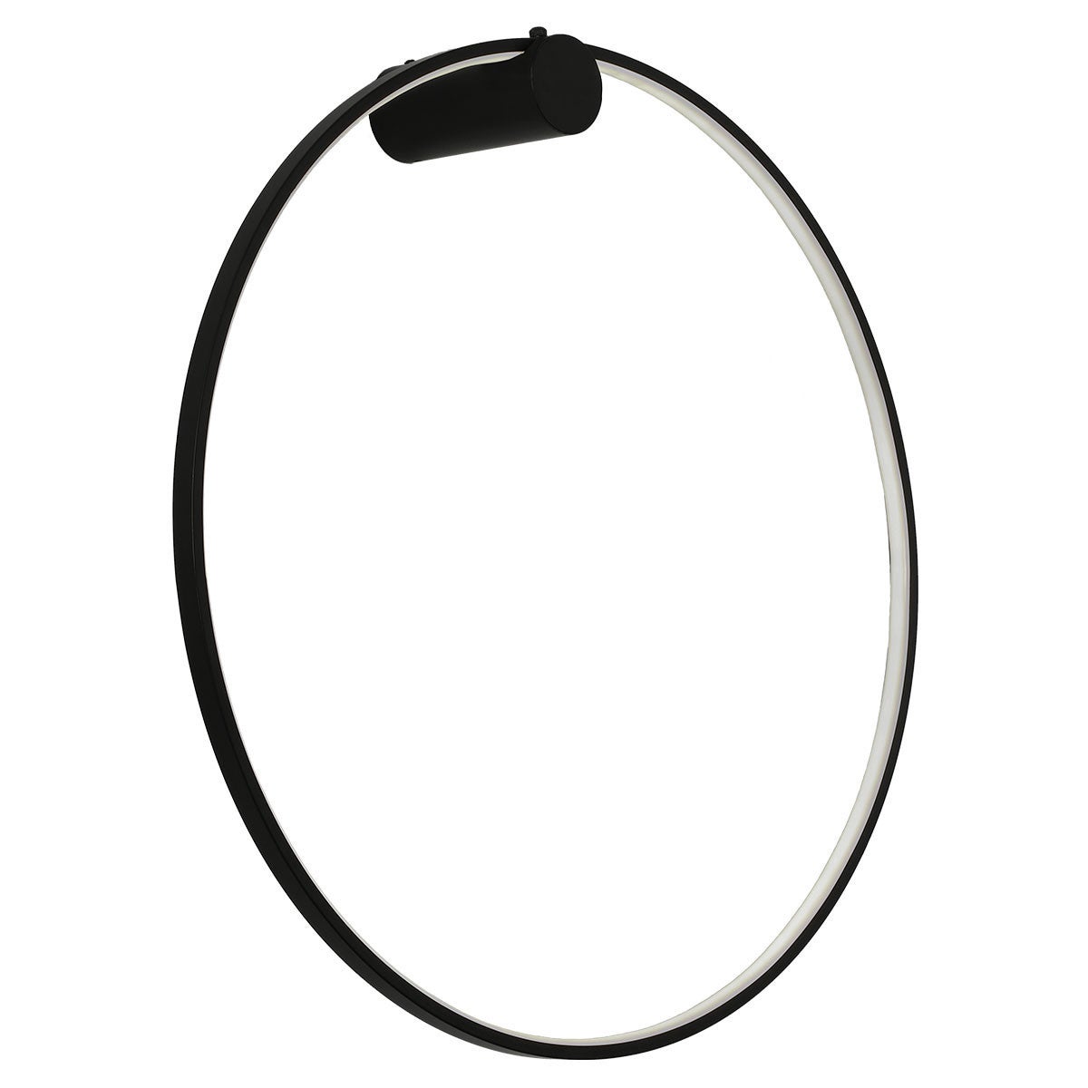Czarny kinkiet pierścieniowy 90cm LED CCT 47W Mirror LP