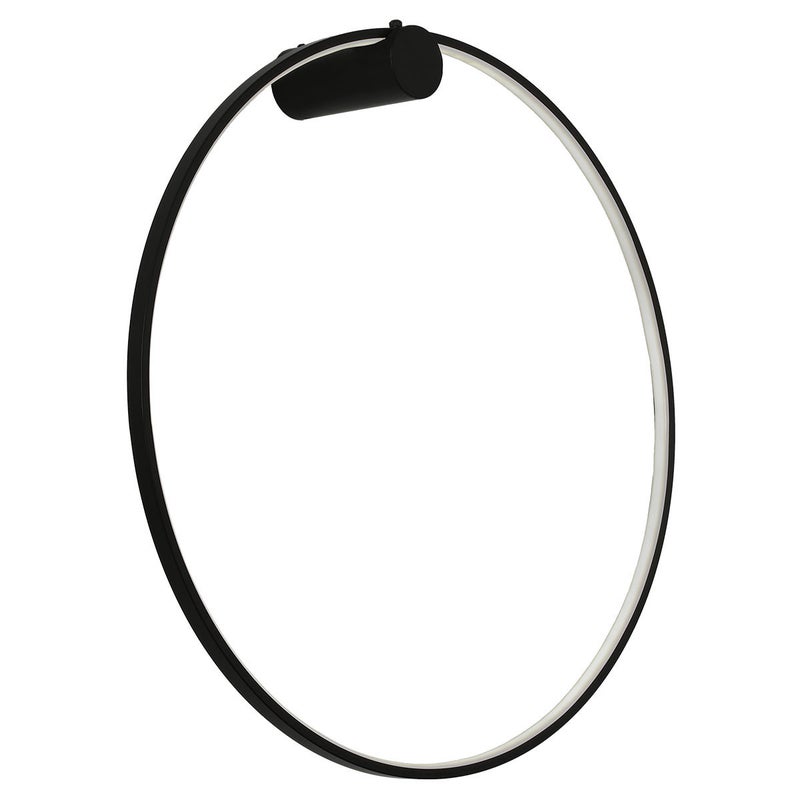 Czarny kinkiet pierścieniowy 90cm LED CCT 47W Mirror LP