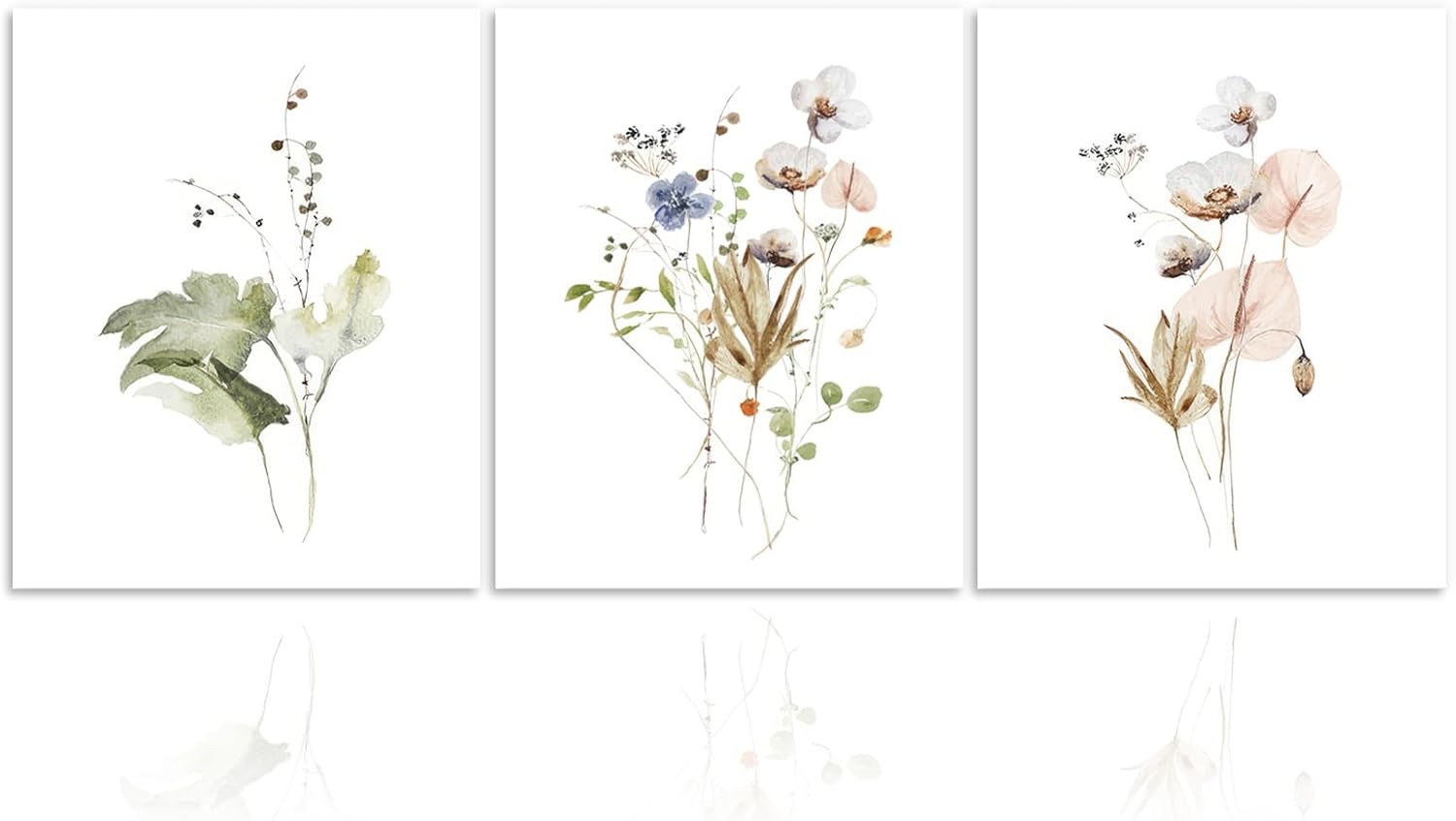 30x40 cm bezramowe wydruki na płótnie w stylu boho, plakat dekoracyjny do domu w stylu wiejskim, botaniczna sztuka ścienna do sypialni