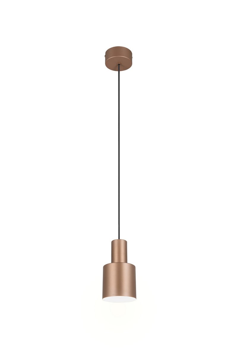 Lampa wisząca ELIOR kawowy 1xE27x10W metal wym:150x12x12cm IP20 Trio