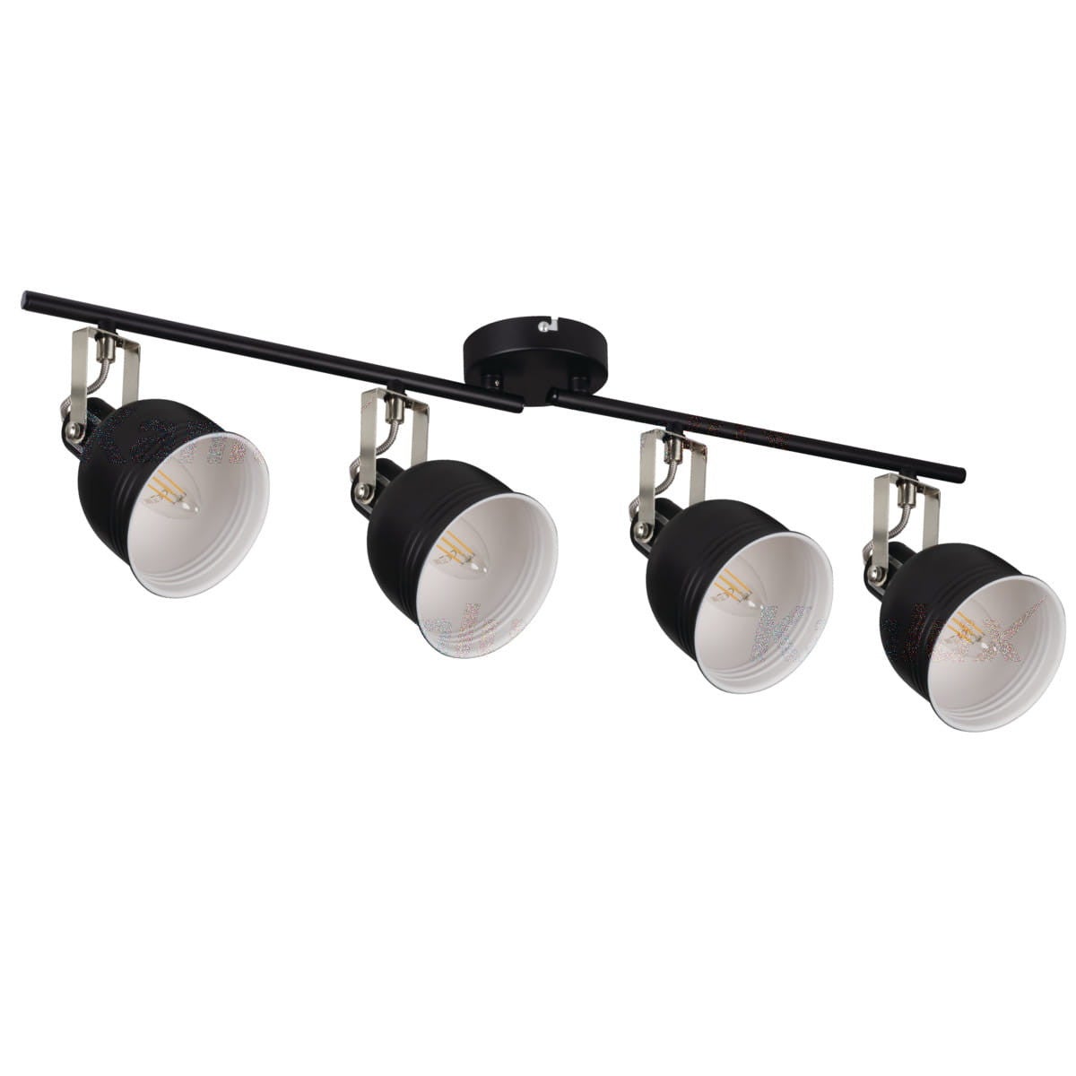 Reflektor sufitowy DERATO czarny 4xE14x8W aluminium wym:16x11x11cm IP20 Kanlux