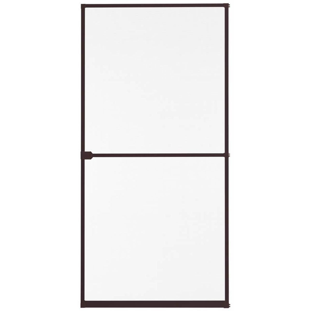 Moskitiera drzwiowa aluminiowa 100x215 Basic Plus, do przycięcia, brązowa