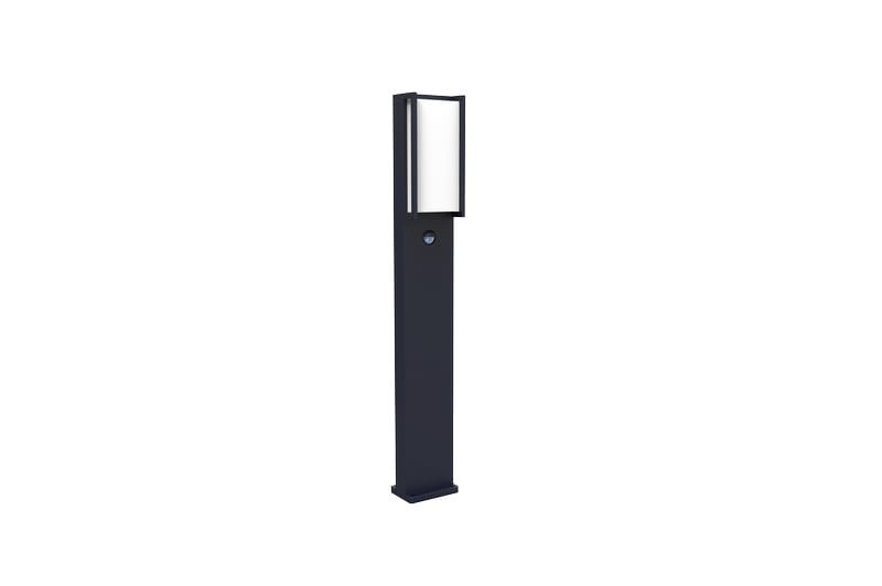 Lampa ogrodowa stojąca z czujnikiem Qubo antracyt LED 16W 3000K 1000lm IP54 wym: 75 x 11 x 9,3 cm aluminium Lutec