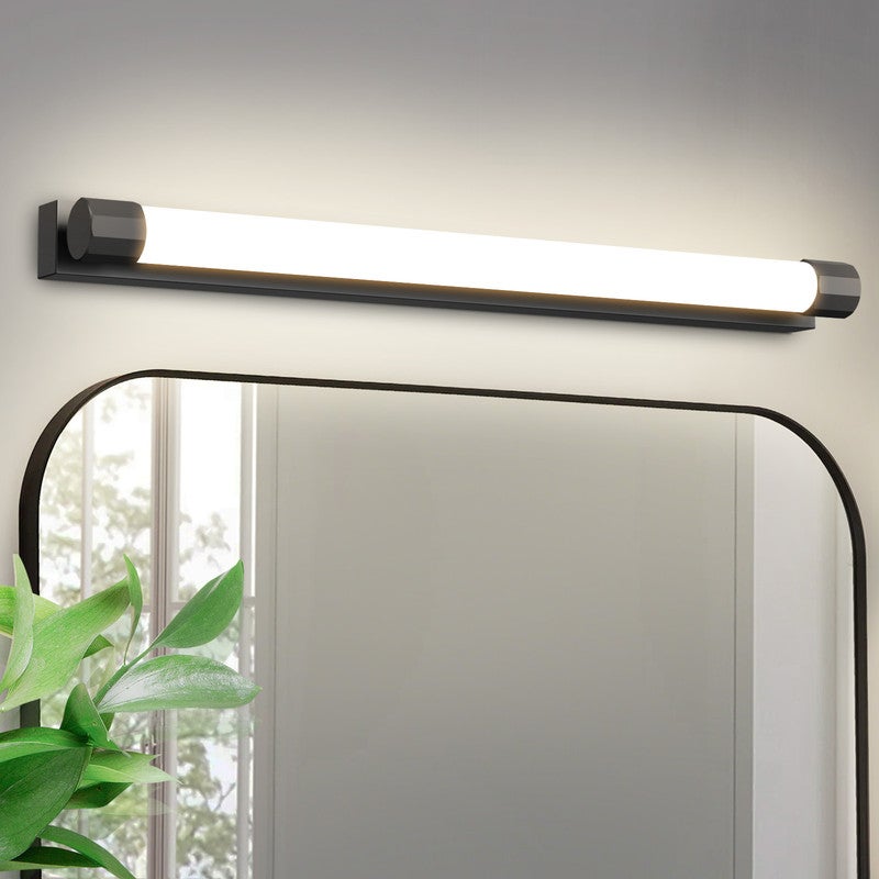 Lampa lustrzana LED Nettlife 50 cm, 10 W, czarna, do łazienki, neutralne światło 4000 K, wodoodporna IP44, nowoczesna, do kuchni lub szafy