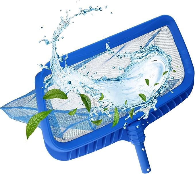 Siatka Deluxe Skimmer (50x40x34 cm) Siatka do skimmera z drobnymi oczkami, siatka odbijająca głębokość, wyjątkowo wytrzymała plastikowa rama, akcesori