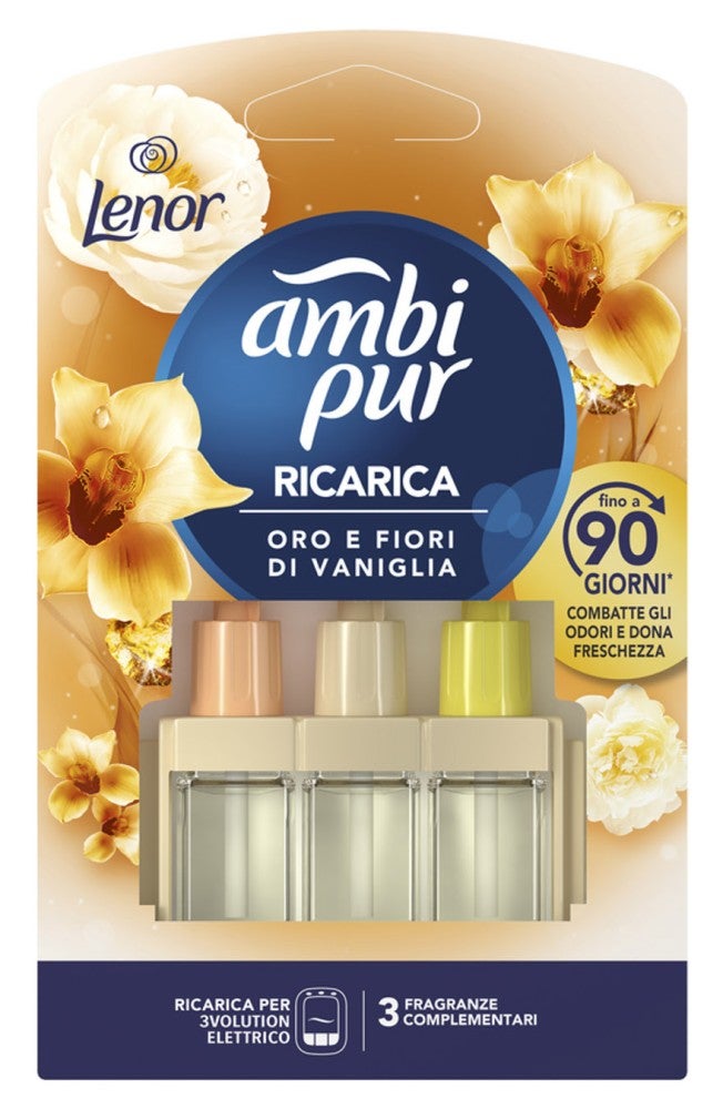 Wkład Ambi-pur Spina 3Volution Gold and Vanilla Flowers