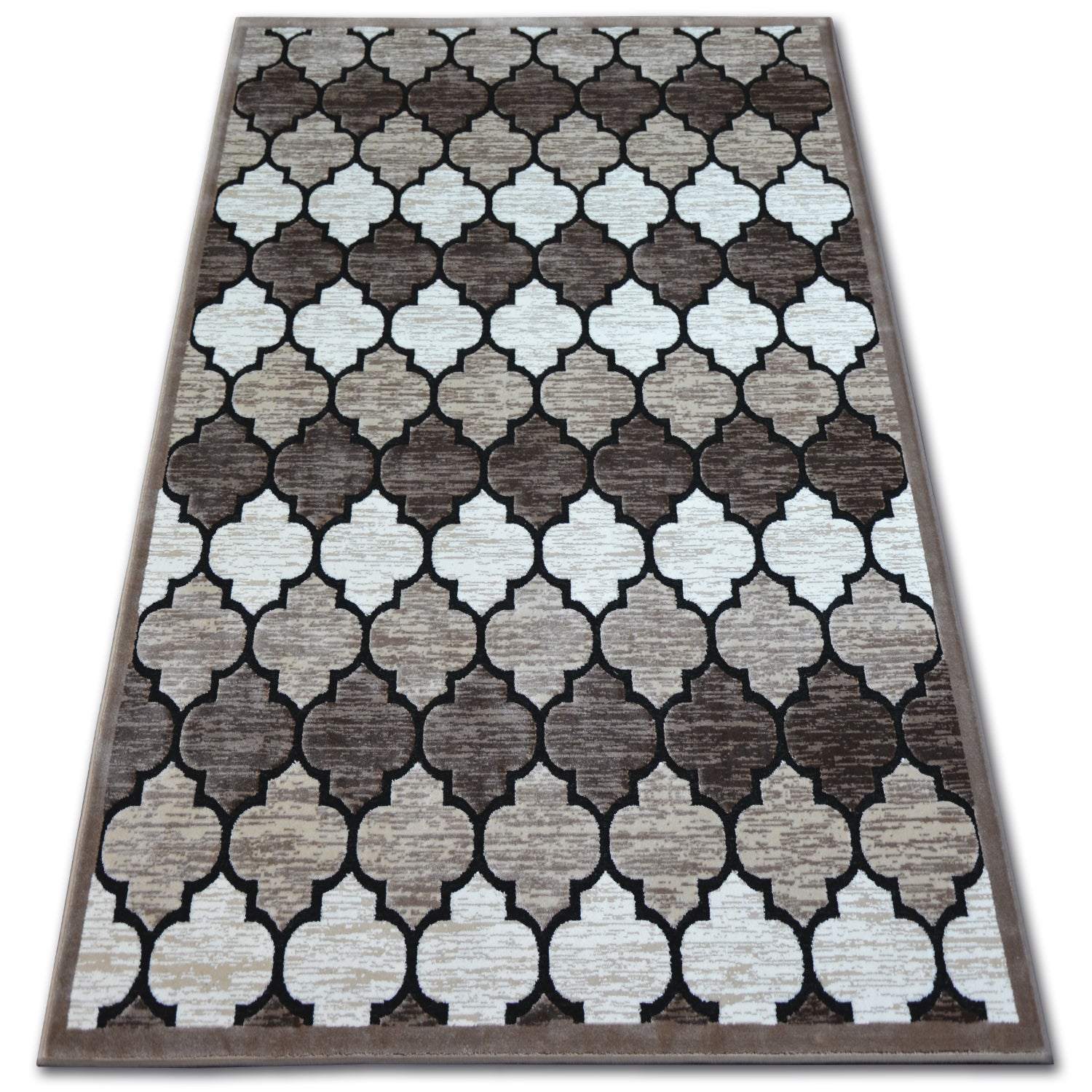 Dywan AKRYL YAZZ 3766 D.Beige/Salmon Koniczyna Marokańska Trellis 160x220 cm