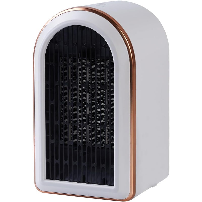 Grzejnik elektryczny (BIAŁY), 800/1200 W, mini grzejnik elektryczny, ceramiczny grzejnik elektryczny PTC, zabezpieczenie przed