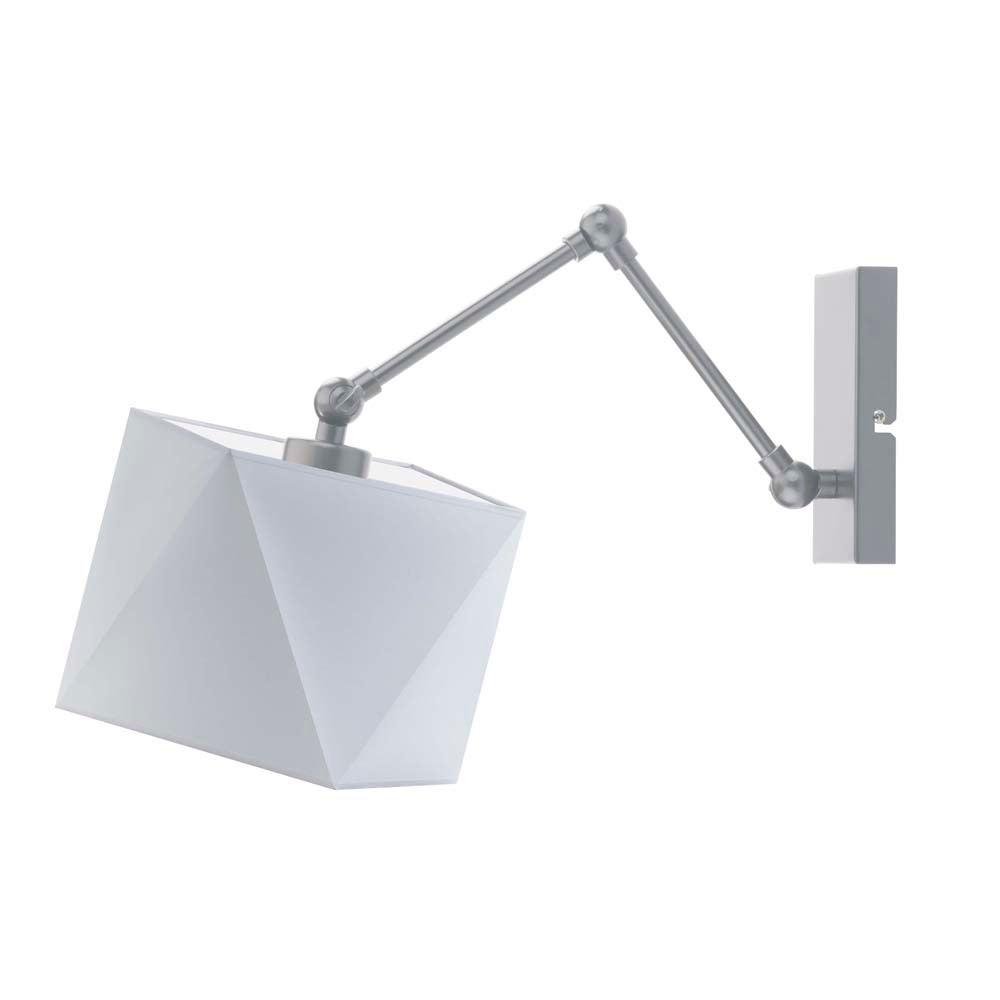 Kinkiet przegubowy lampa ścienna lampa na ścianę regulowany z abażurem diament SOUL