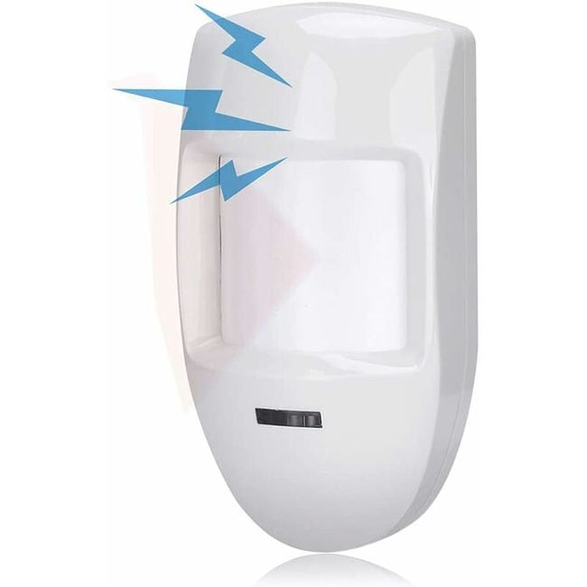 Podwójny przewodowy czujnik ruchu PIR 12 V, alarm z czujnikiem podczerwieni, system bezpieczeństwa domowego.