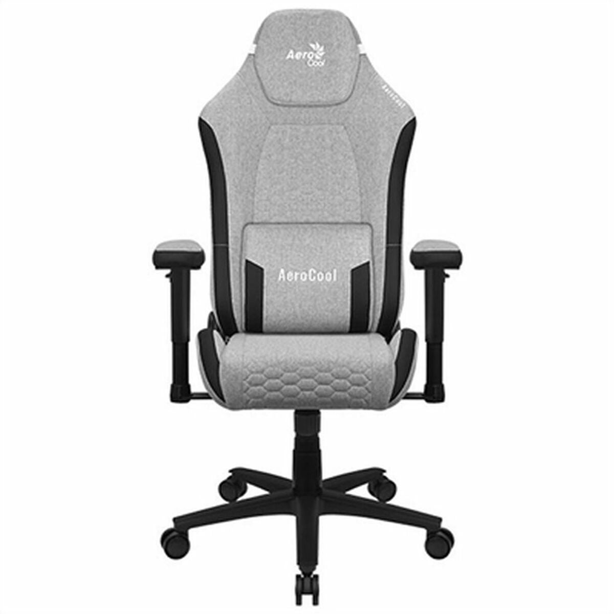 Fotel gaming Aerocool CROWNASHGR Ergonomiczny regulowany 150kg szary